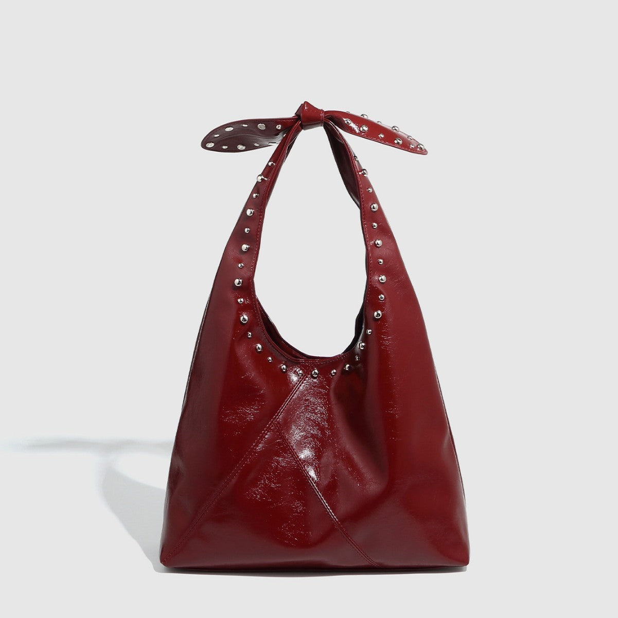Tote Rivet Bow Bag