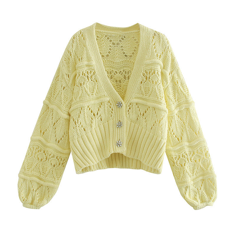 Yellow Flower Cardigan