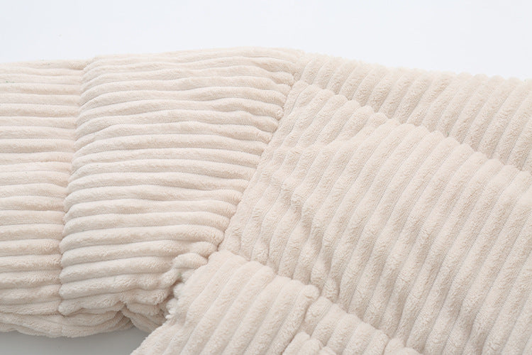 Corduroy Puffer Loose Coat