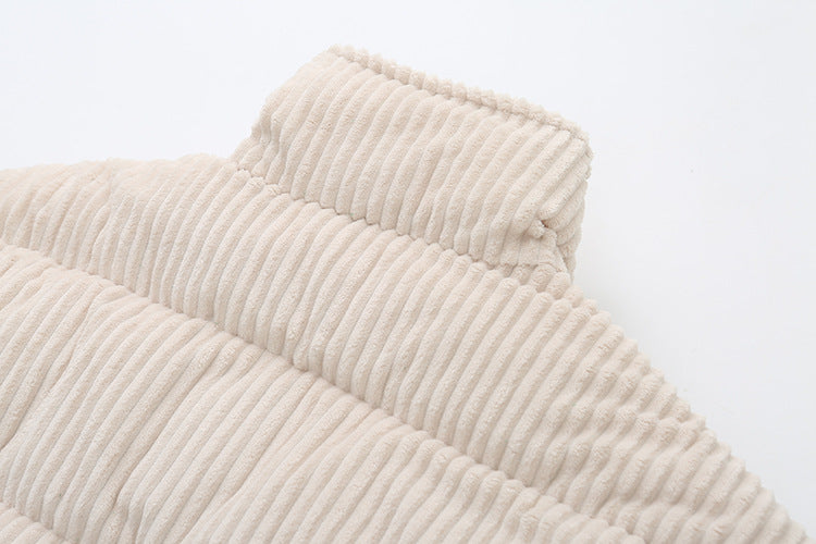 Corduroy Puffer Loose Coat