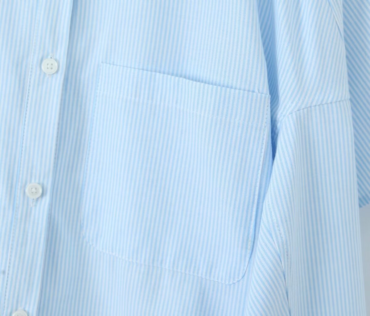 Blue Striped Long-sleeved Shirt