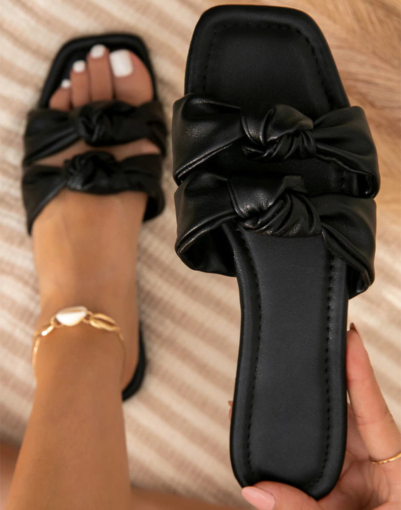 Double Bow Slippers