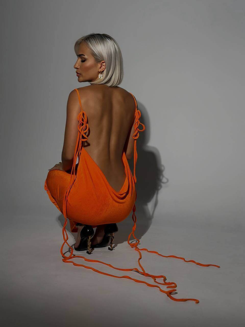 Backless Long Dress