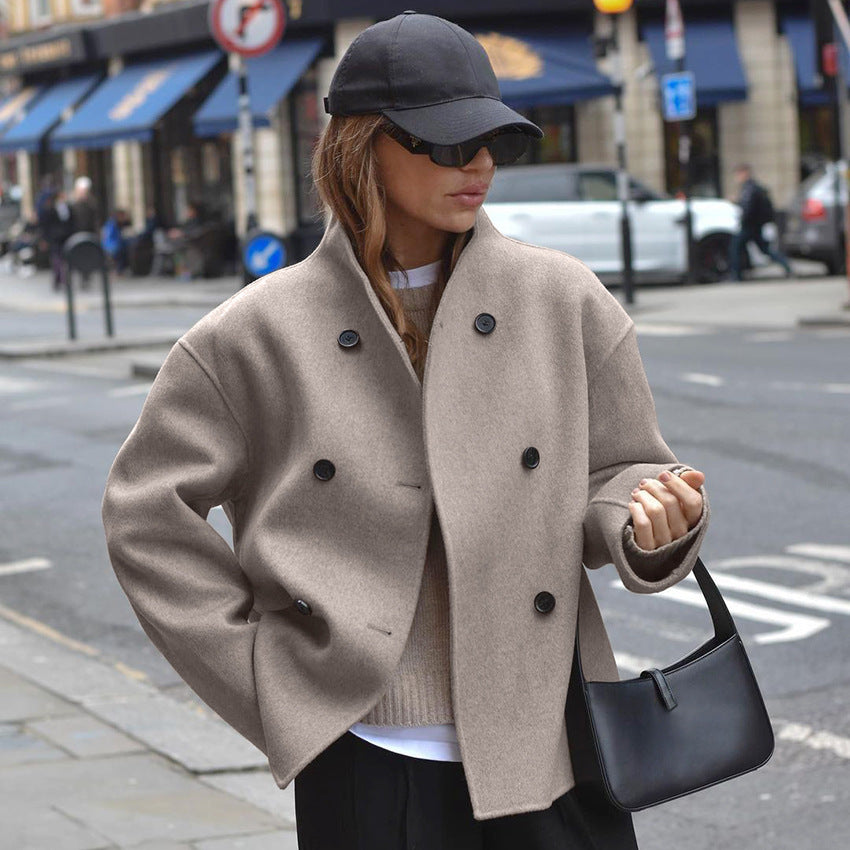 Vintage Brown Woolen Coat
