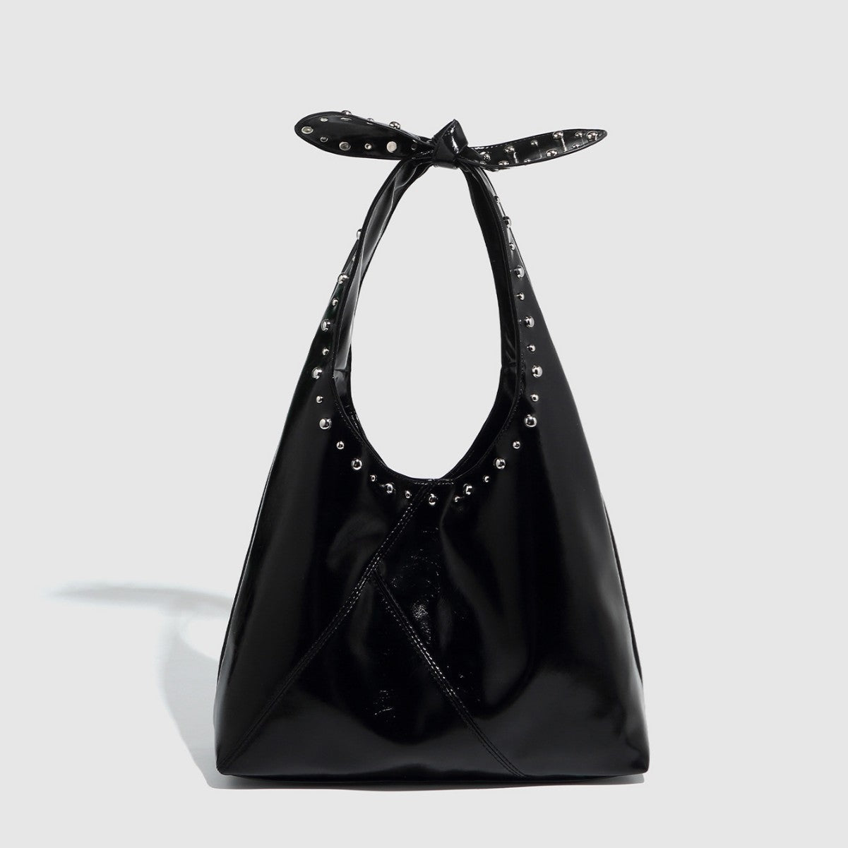 Tote Rivet Bow Bag
