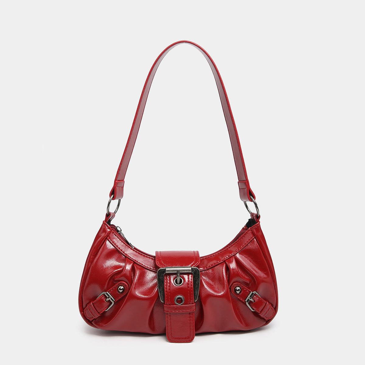 Vintage Two-tone Leather Shoulder Bag