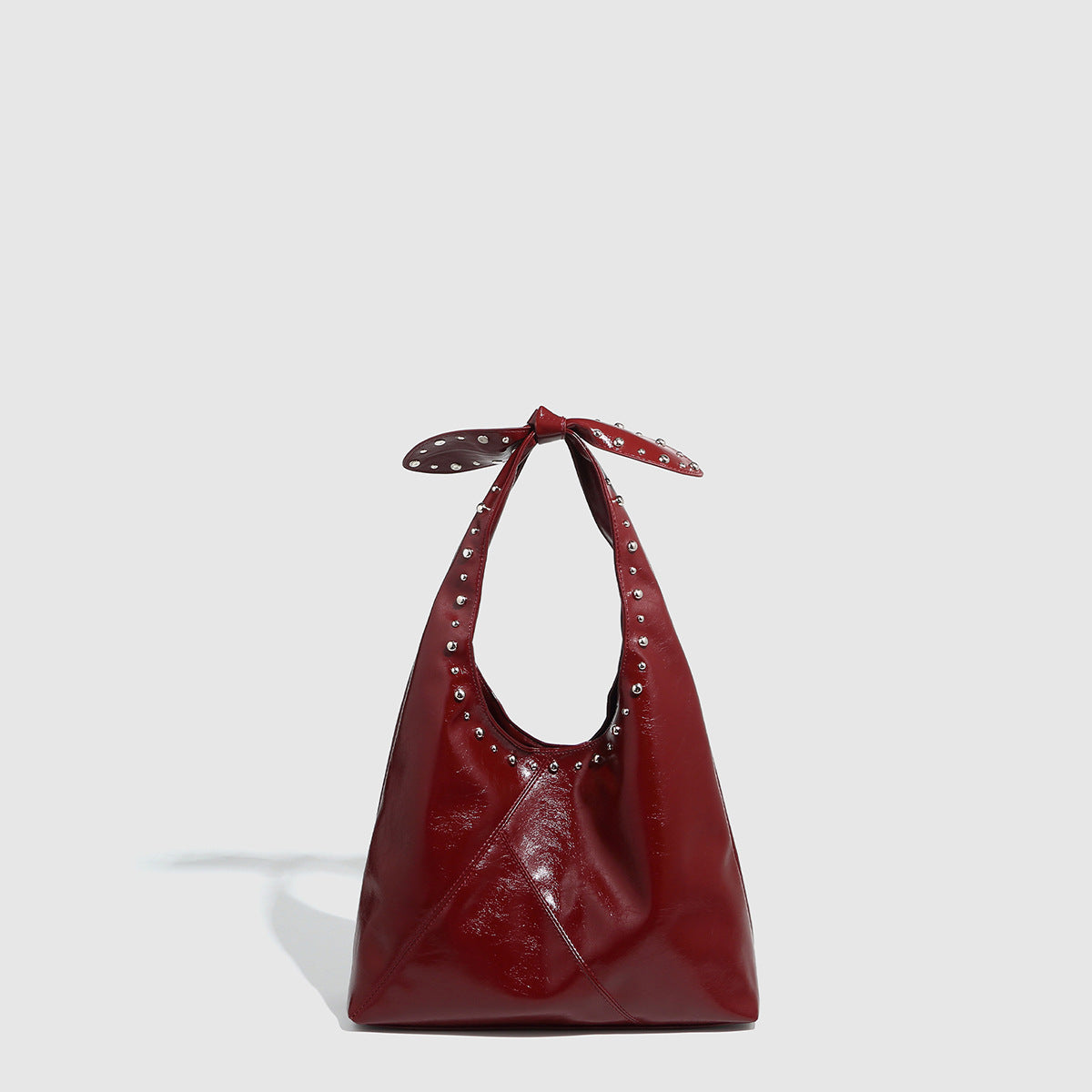 Tote Rivet Bow Bag