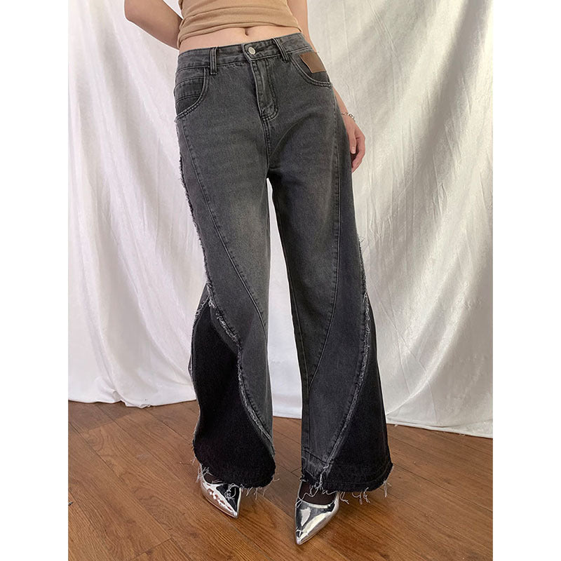 Vintage Gray Long Jeans