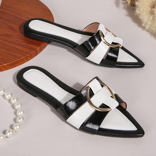 WB Flat Slippers