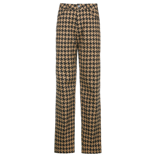 Brown Sugar Houndstooth Trousers