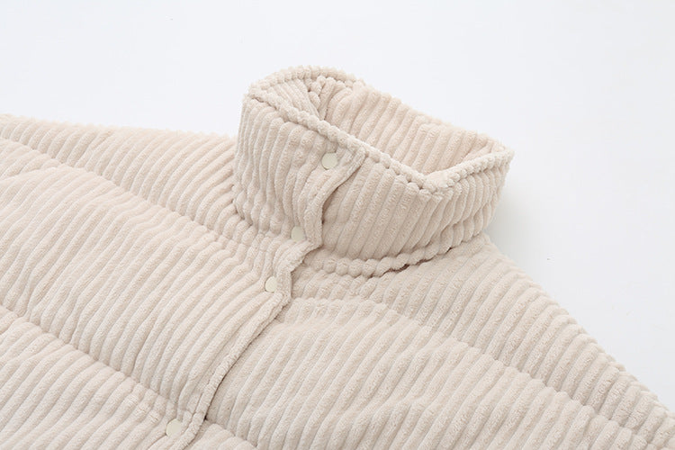 Corduroy Puffer Loose Coat