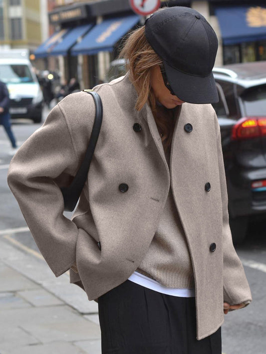 Vintage Brown Woolen Coat