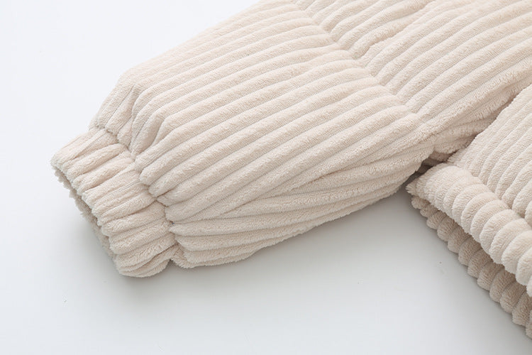 Corduroy Puffer Loose Coat