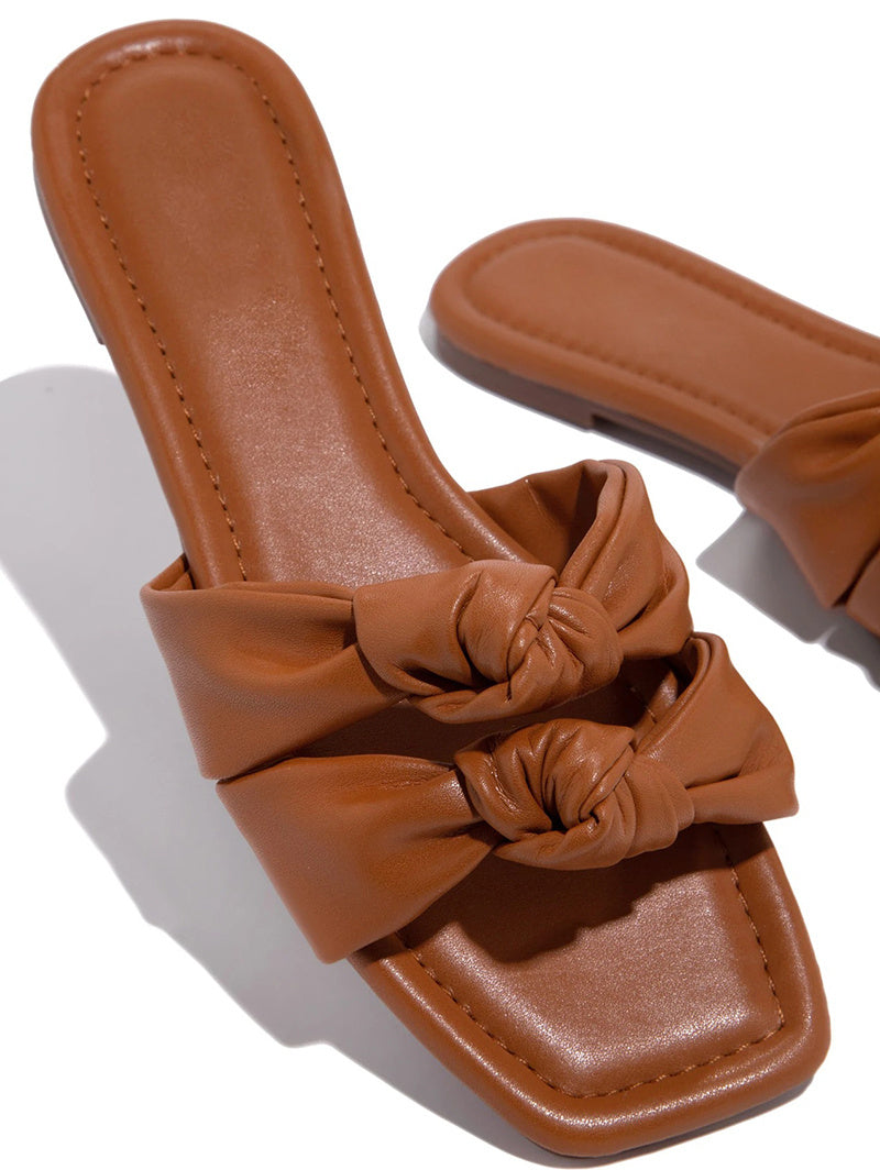 Double Bow Slippers