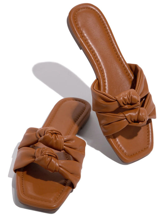 Double Bow Slippers