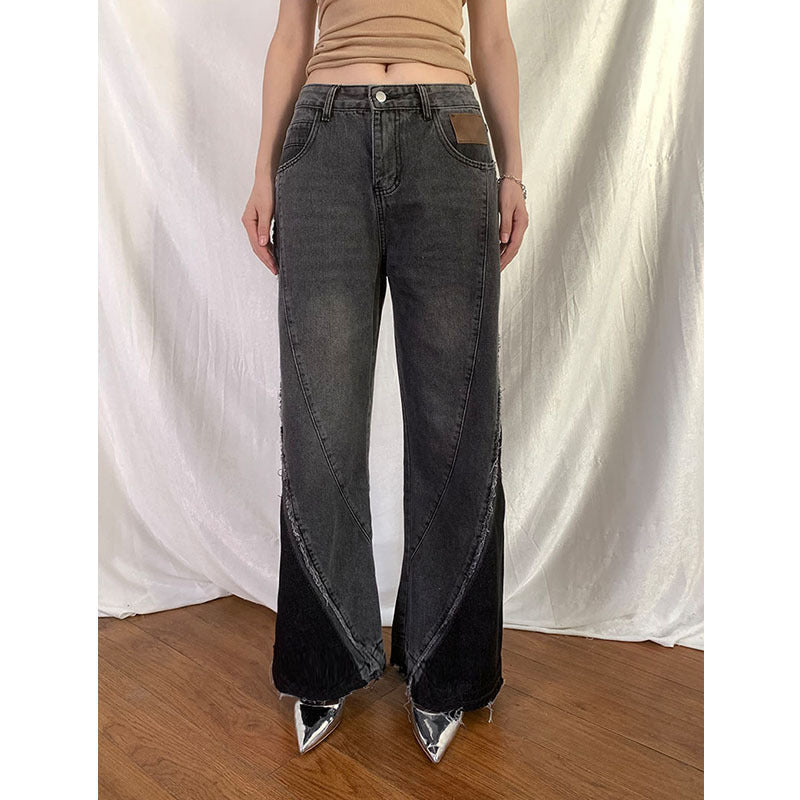 Vintage Gray Long Jeans