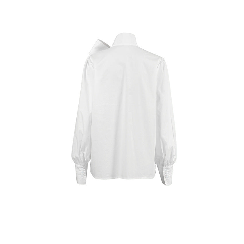 Big Bow Collar Shirt