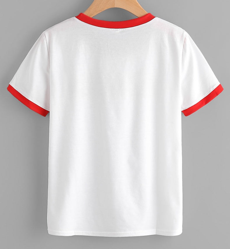 Trouble Two Color Tee