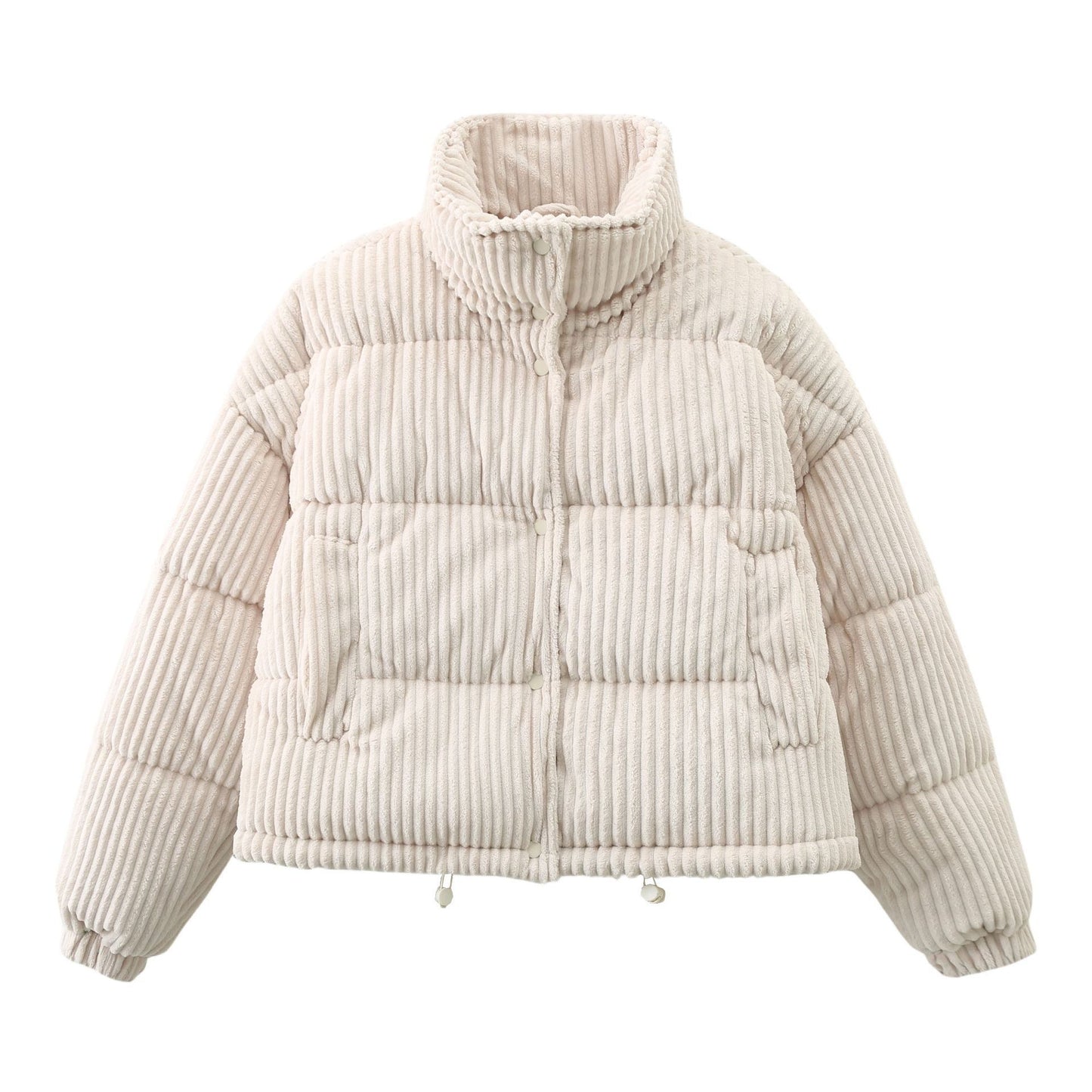 Corduroy Puffer Loose Coat