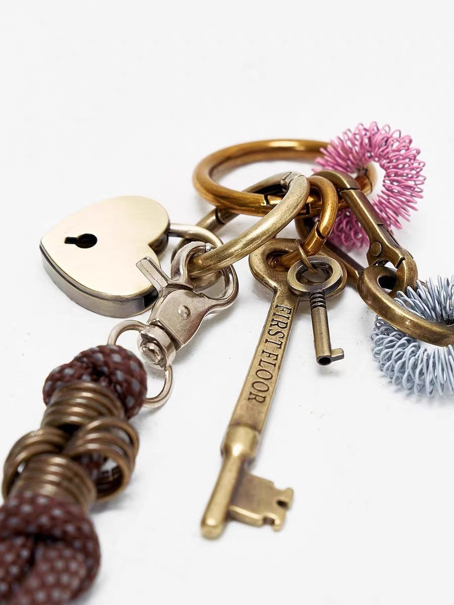 Vintage Bronze Keychain