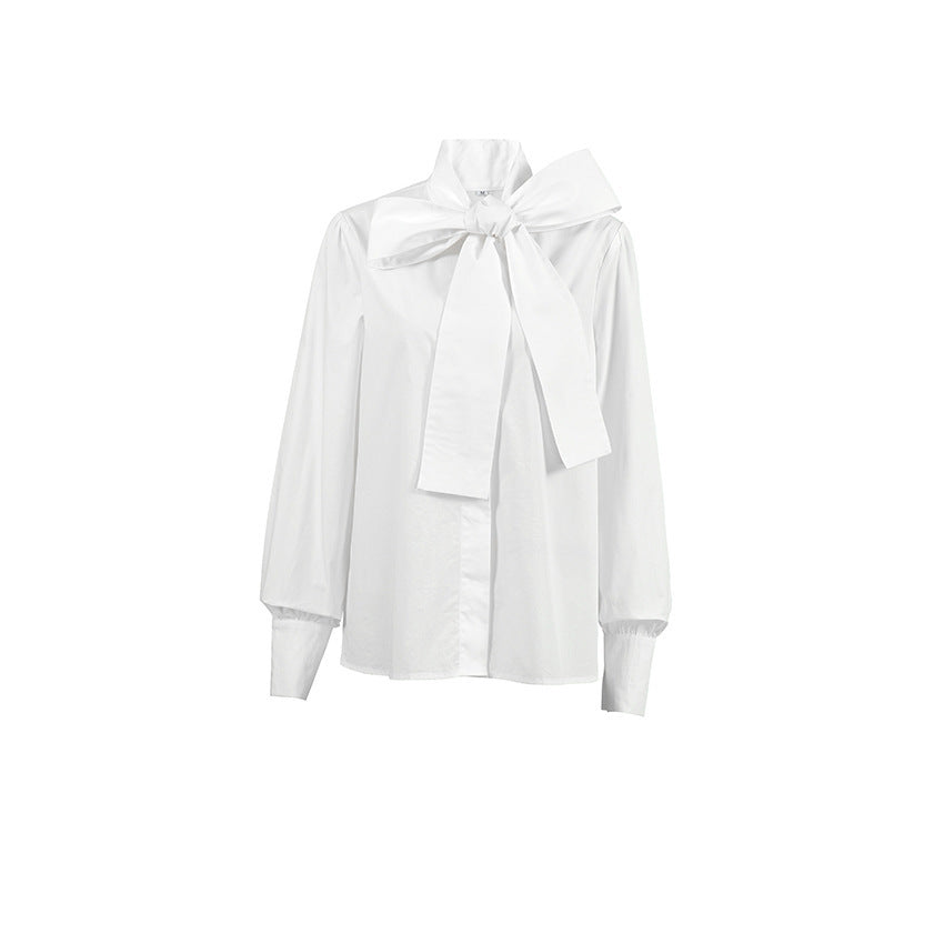 Big Bow Collar Shirt